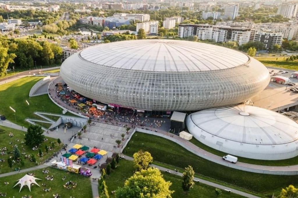 Nowoczesny Apartament Dabska Arena / Parking Cracóvia Exterior foto
